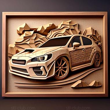 3D модель Subaru Impreza WRX STI (STL)